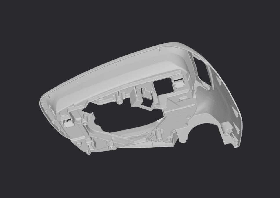 Корпус зеркала заднего вида Subaru — восстановили по 3D-сканированию