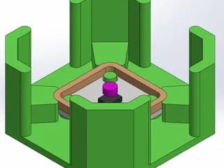 Крепление платы энкодера AS5600 на двигатель NEMA17