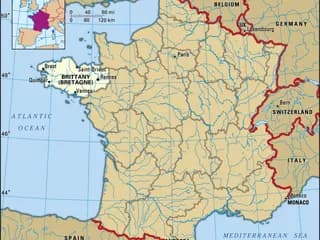 Гибкая карта Бретани