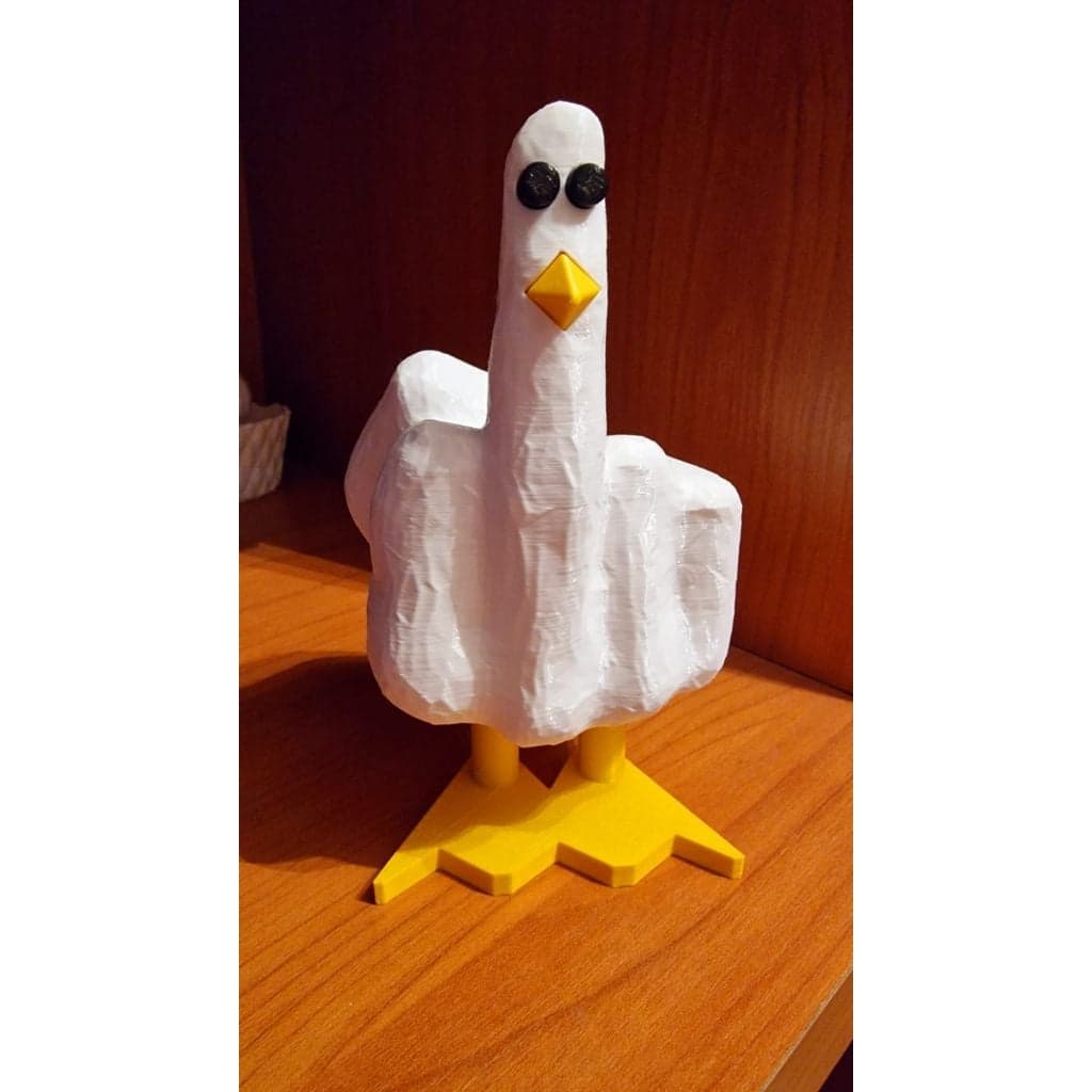 Уточка с жестом (Duck You)