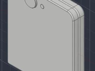 Габаритные макеты складного смартфона
