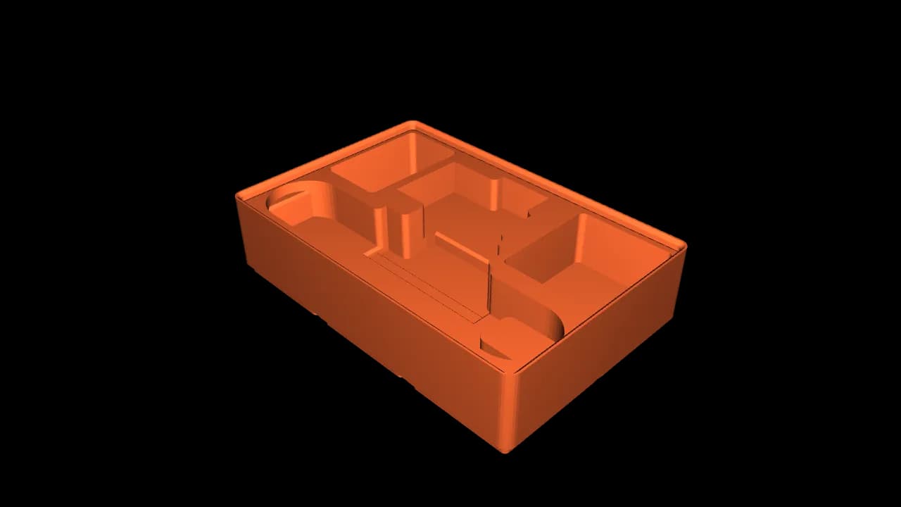 Лоток Gridfinity для 3D-сканера CR-Scan Ferret — фото 4