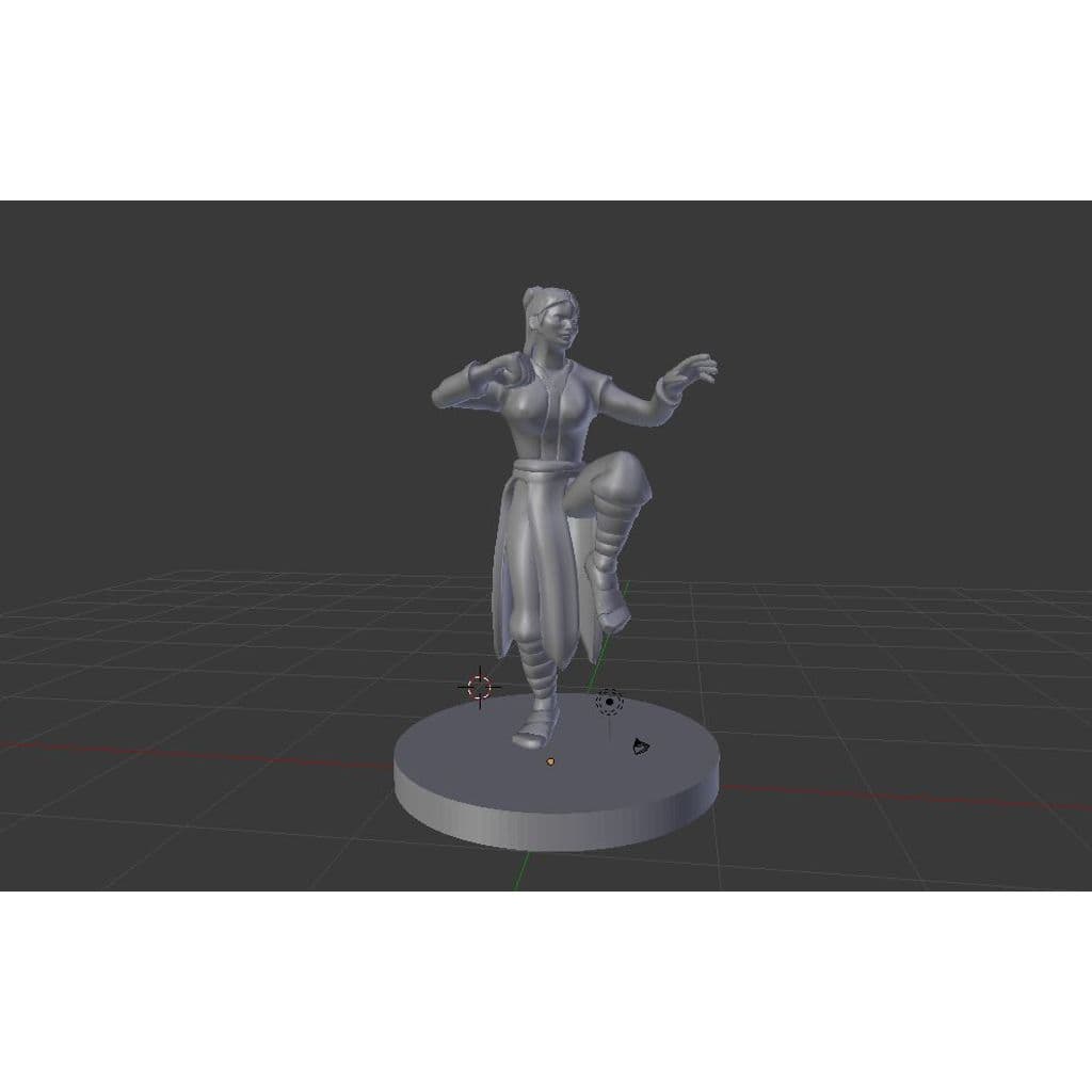 Коллекция фигурок монахов для настольных игр
