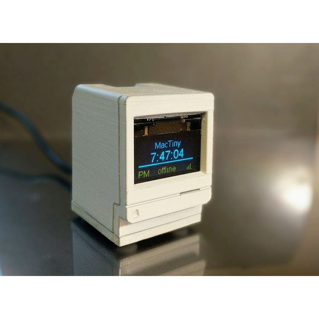 Монитор OctoPrint в стиле Mac Classic