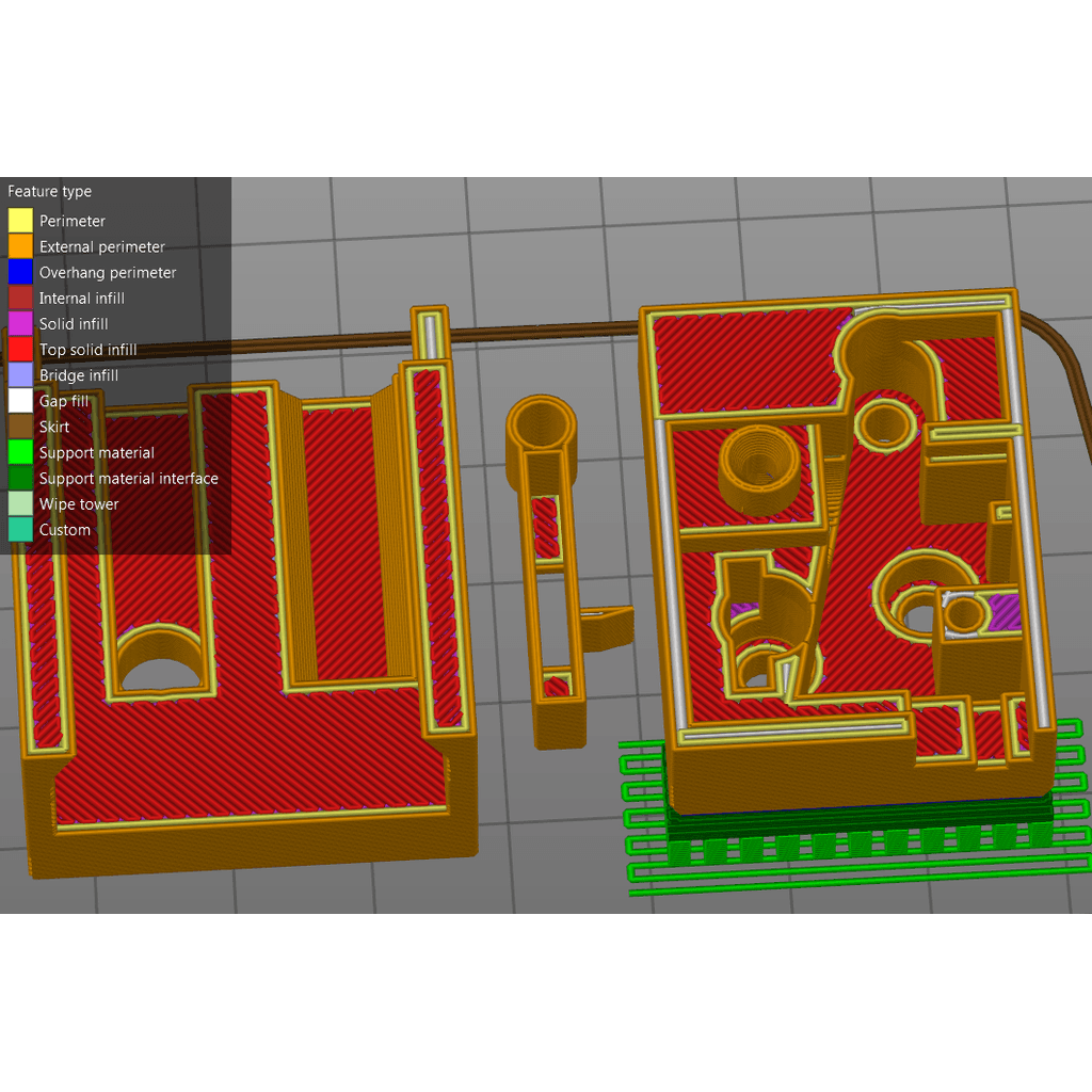 Крепление внешнего датчика нити для Prusa