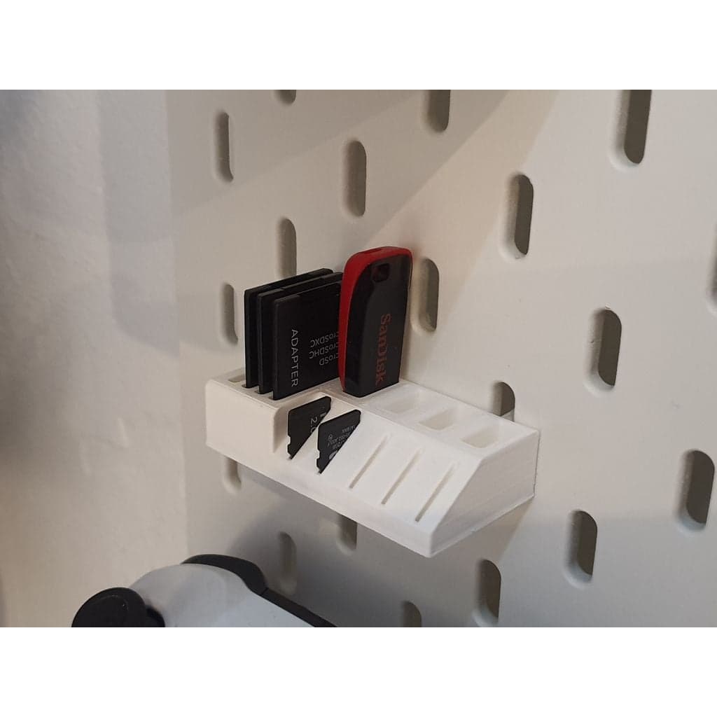 Держатель USB и SD-карт для IKEA Skadis
