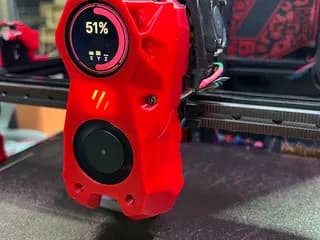 Передняя панель печатающей головы Stealthburner с креплением дисплея и CPAP