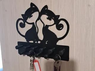 Ключница-кошка со стальным усилением