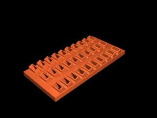 Настенный органайзер на 30 USB-флешек