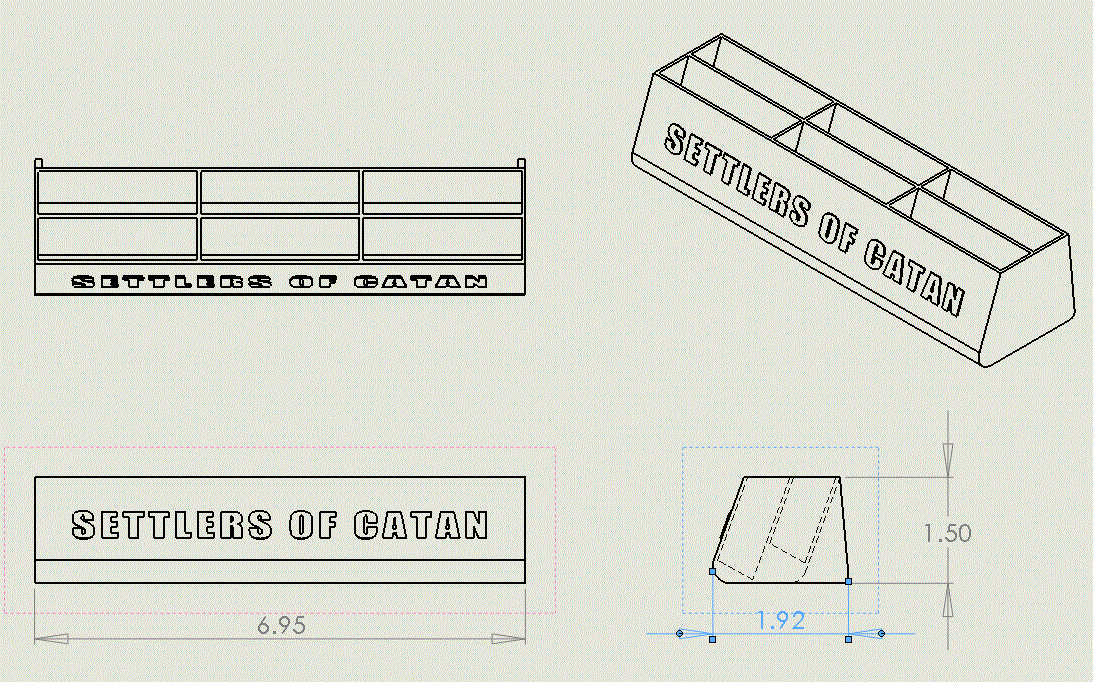 Вертикальный держатель карт для настольной игры — фото 2
