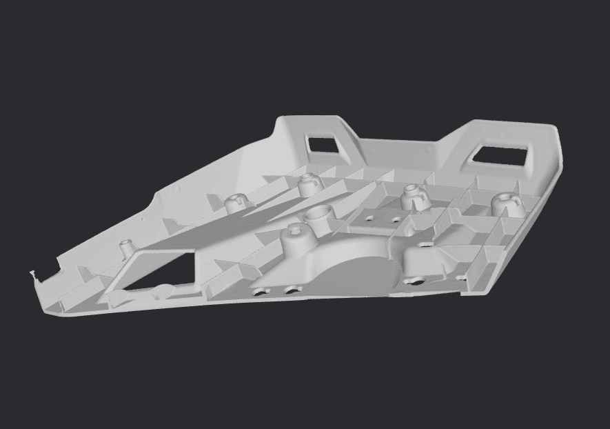 Левая часть багажника квадроцикла из PETG — восстановление вместо замены — фото 3