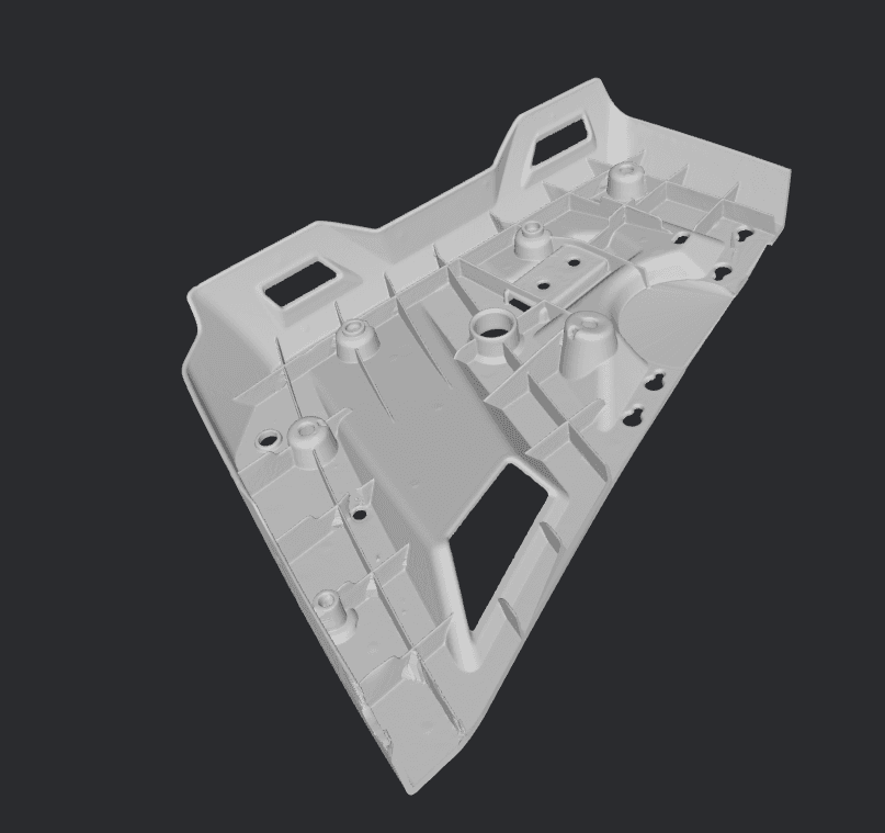 Левая часть багажника квадроцикла из PETG — восстановление вместо замены