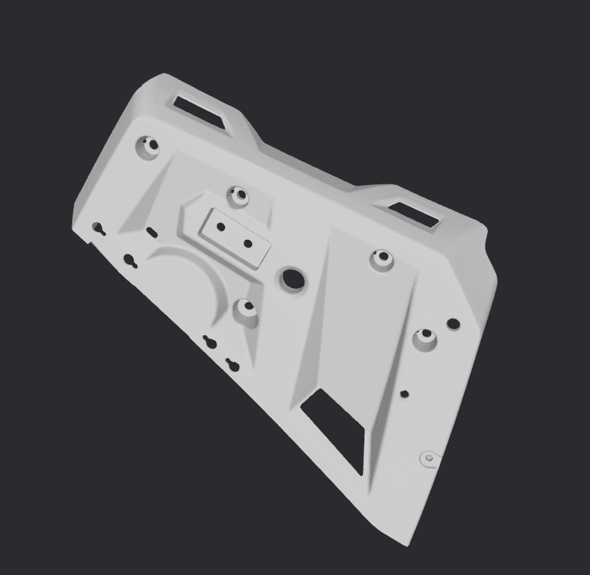 Левая часть багажника квадроцикла из PETG — восстановление вместо замены — фото 2