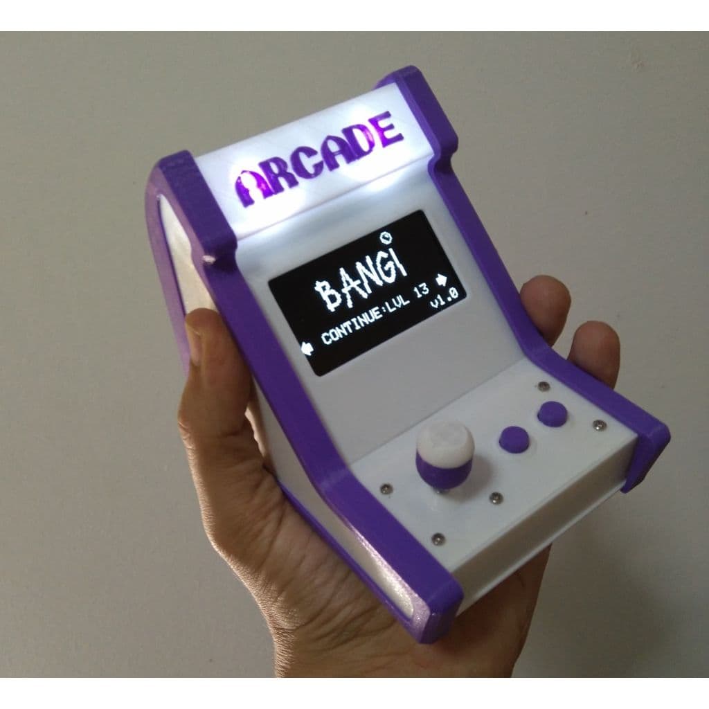 Игровая консоль на Arduino в корпусе Bartop