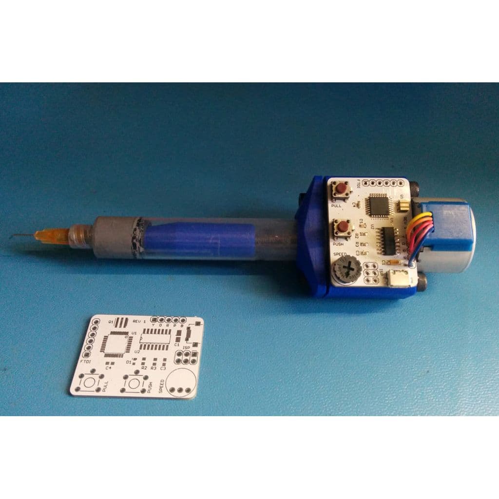 Дозатор паяльной пасты для печатных плат на Arduino
