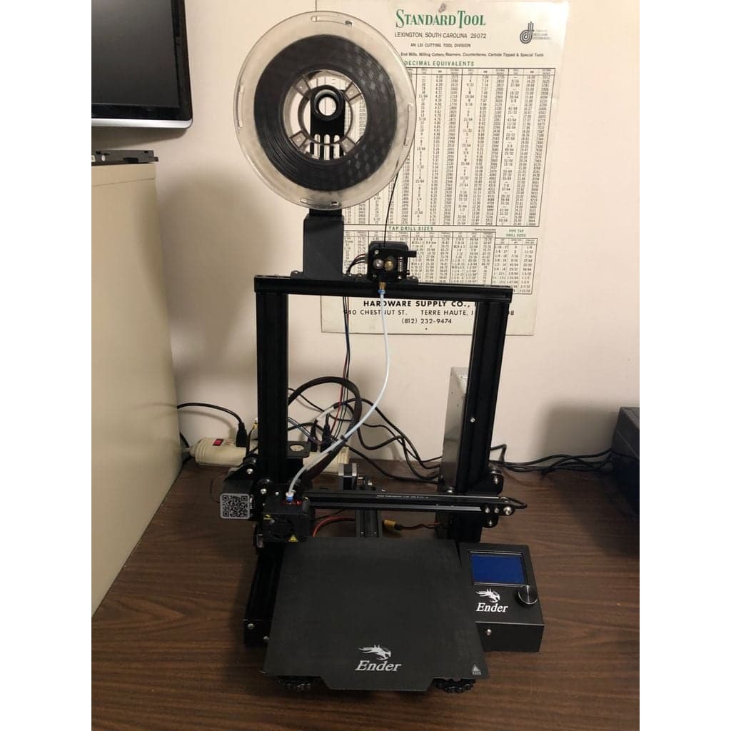 Крепление вертикального моторчика экструдера для Ender 3 Pro