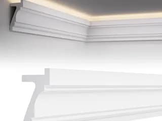 Потолочный карниз со скрытой LED-лентой — фото 9