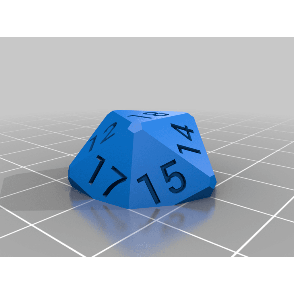 Крышка для клавиши в виде игрального кубика d20 — фото 2