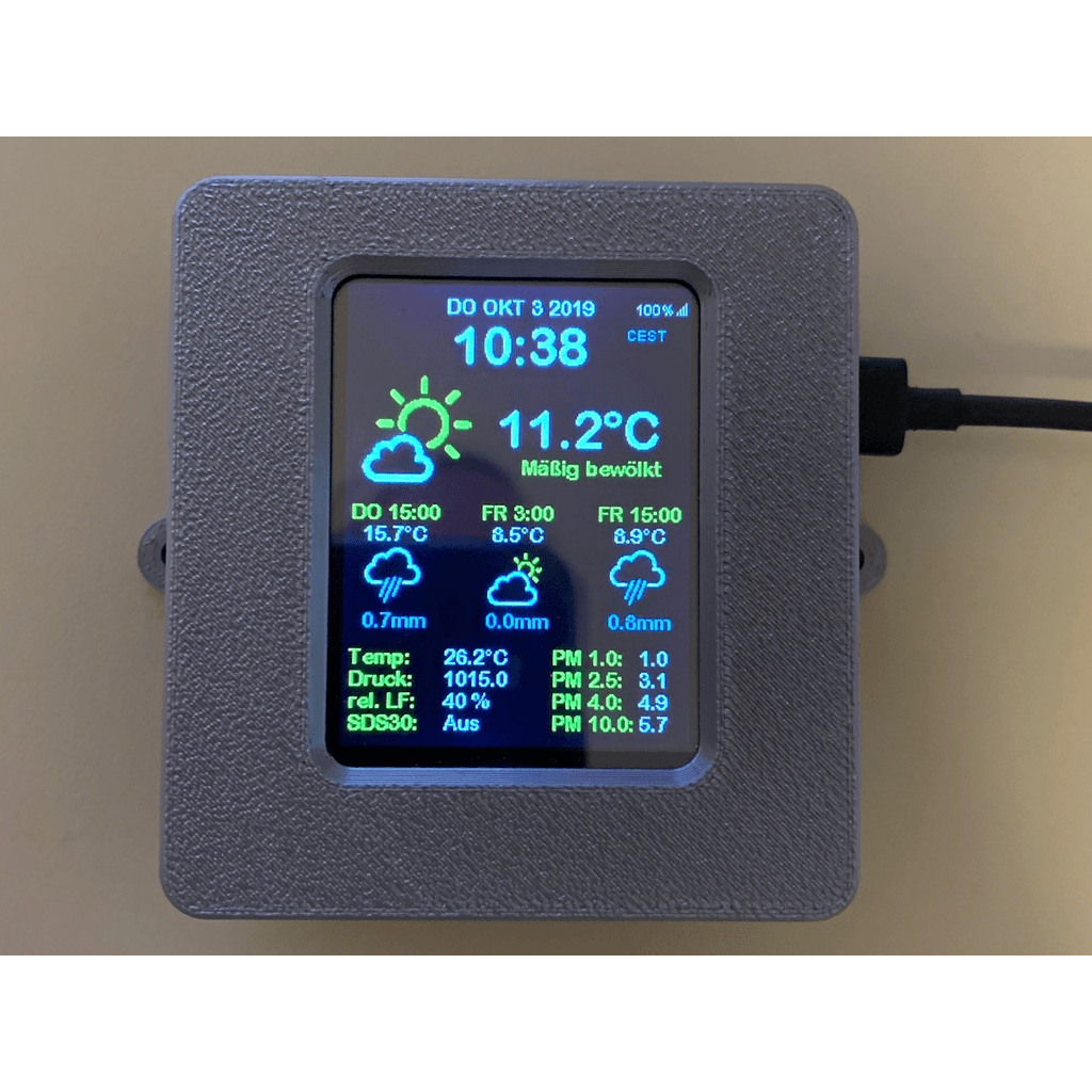 Погодная станция на базе ESP32