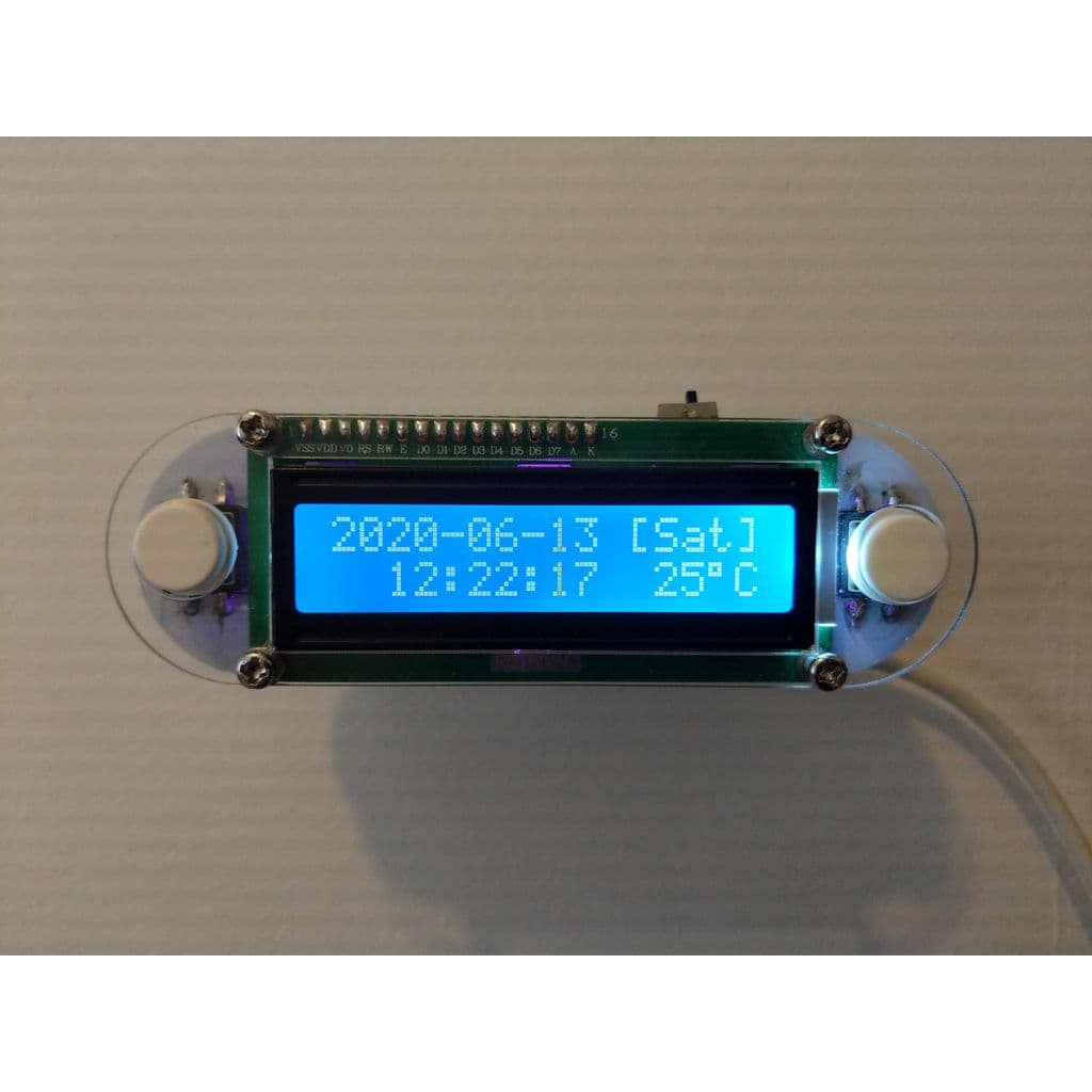 Крепление для настенных часов с LCD дисплеем