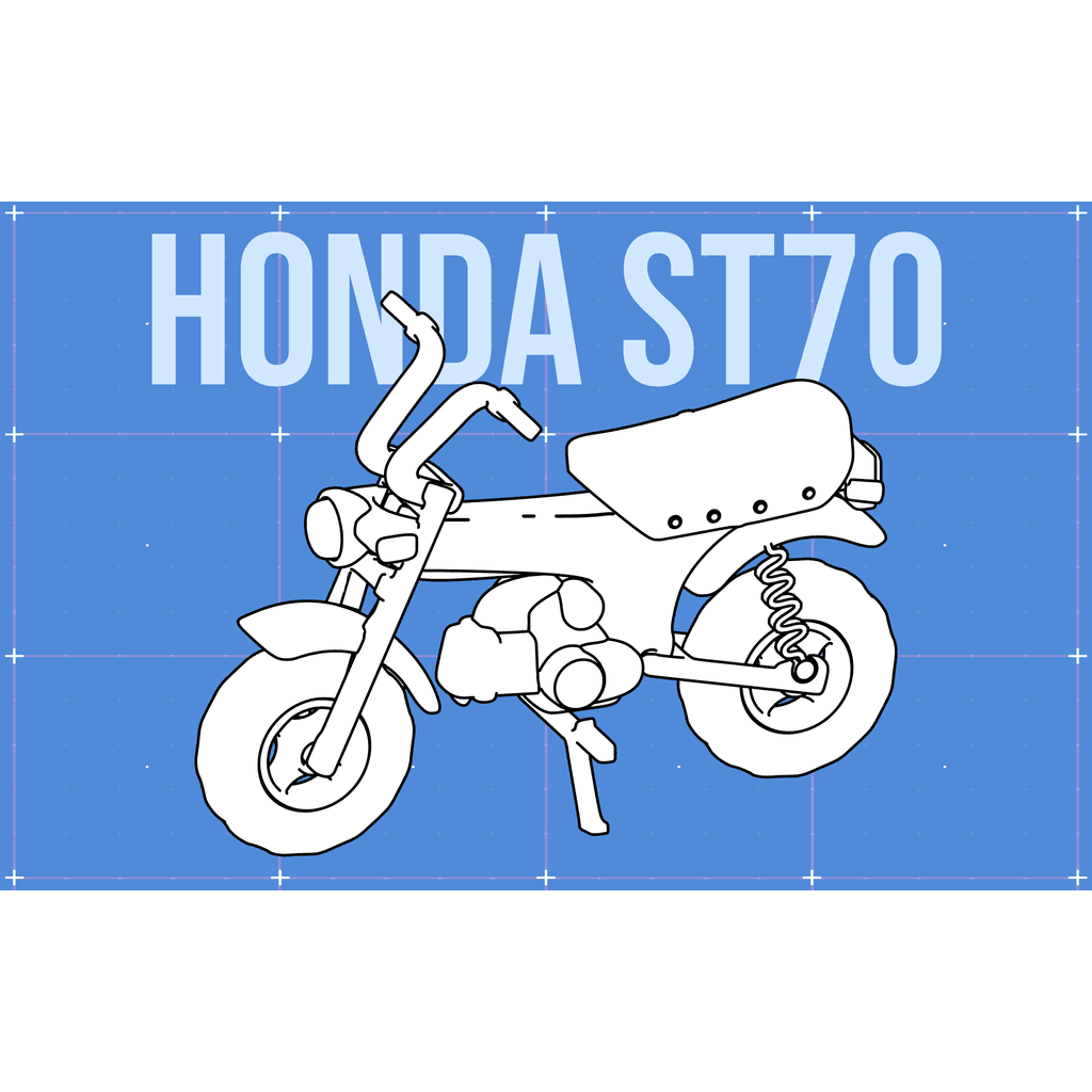 Honda Dax — карта-конструктор — фото 2