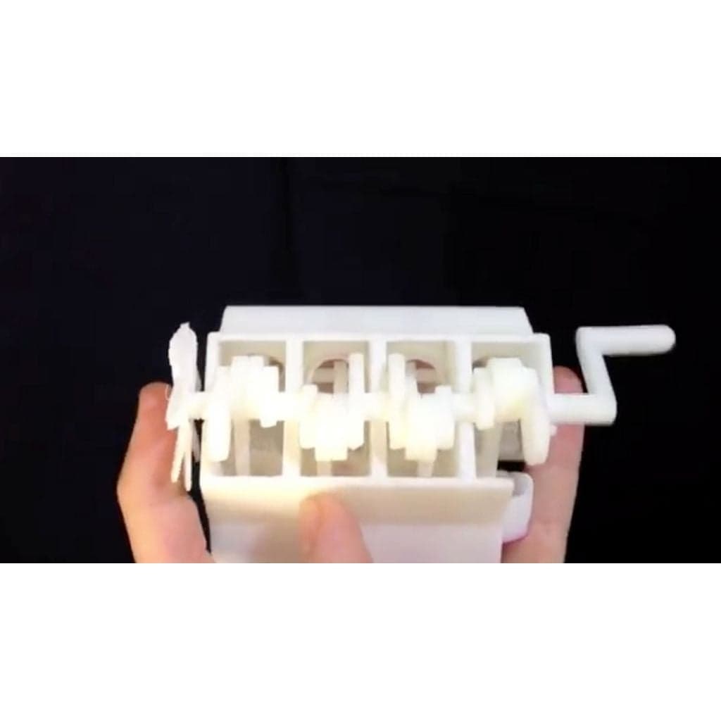 Мини рабочая модель двигателя V8