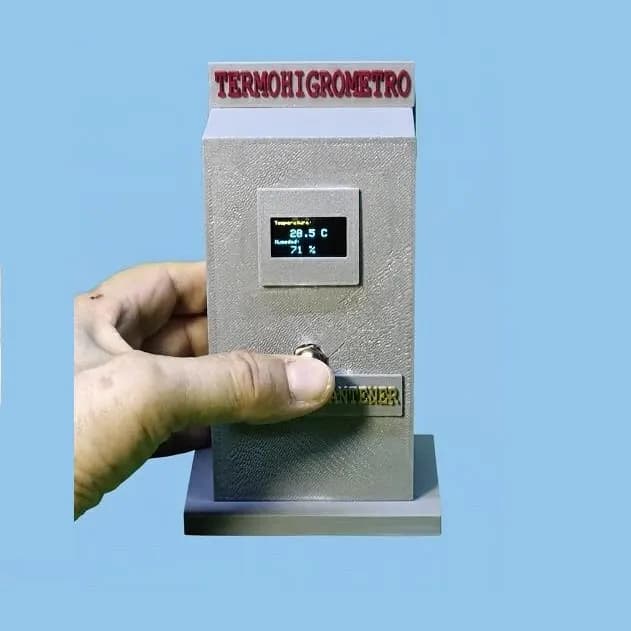 Цифровой термометр-гигрометр (рабочее устройство) — фото 2