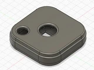 Чехол для трекера Tile Mate 2024 с кольцом и утопленной кнопкой — фото 1